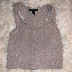 🤎 Knit, cropped tank top